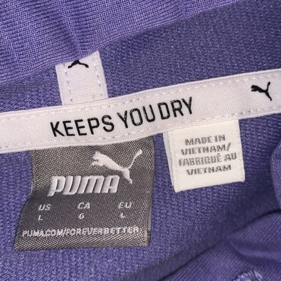Puma cropped hooded sweater Size L Hazy blue - Picture 2 of 6